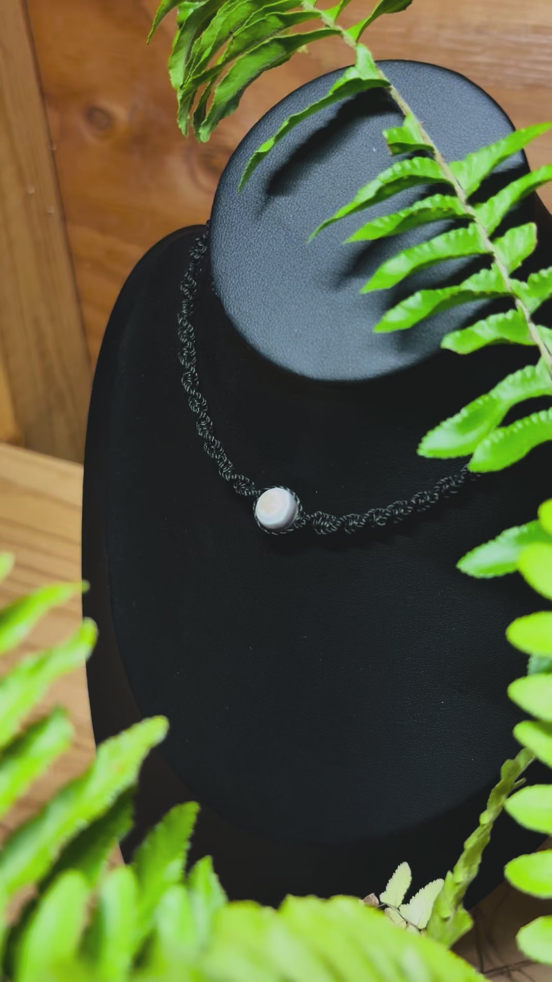 Botswana Agate Macramé Necklace