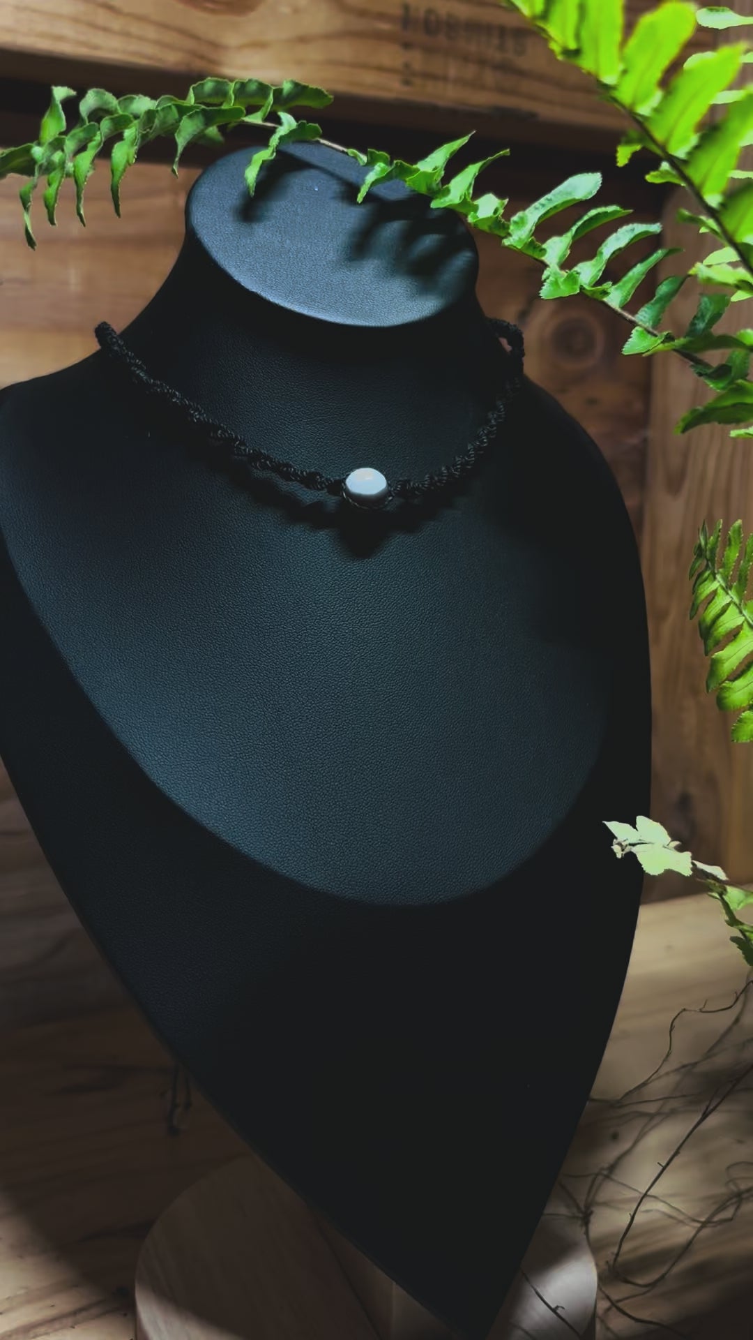Botswana Agate Macramé Necklace